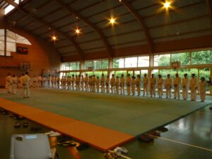 Rei avec Romain LAFITTE, Bernard BILICKI et Sensei HOSHIRO