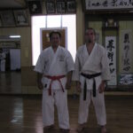 KYONA Sensei (Gojo Ryu) et Franck à Okinawa