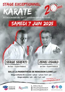 Stage anniversaire 20 ans avec Serge SERFATI et Zenei OSHIRO